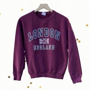 London Women’s Red Sweatshirt Size XS